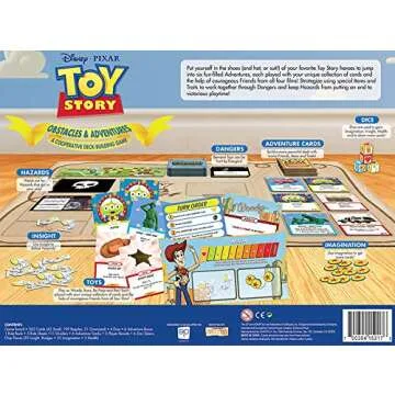 Disney Pixar Toy Story Cooperative Deck-Building Game | Family Board Game Featuring Characters and Artwork from Toy Story Movies and Short Films | Officially Licensed Disney Pixar Merchandise
