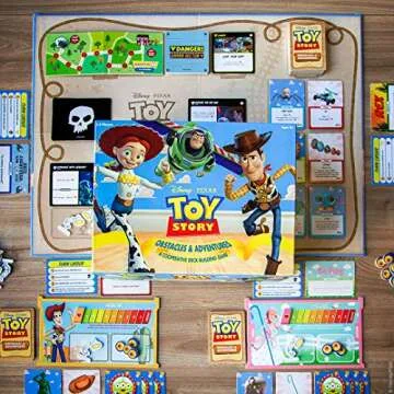 Disney Pixar Toy Story Cooperative Deck-Building Game | Family Board Game Featuring Characters and Artwork from Toy Story Movies and Short Films | Officially Licensed Disney Pixar Merchandise