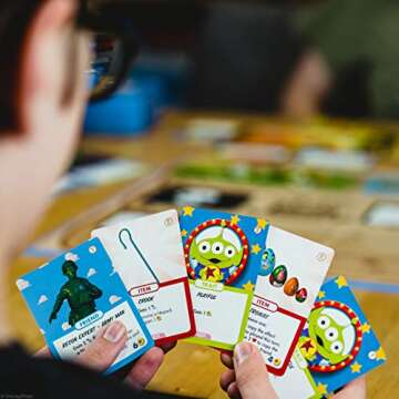 Disney Pixar Toy Story Cooperative Deck-Building Game | Family Board Game Featuring Characters and Artwork from Toy Story Movies and Short Films | Officially Licensed Disney Pixar Merchandise