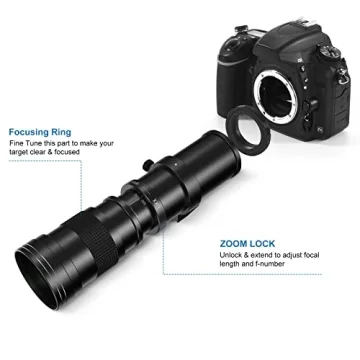 Ultra Telephoto 420-800mm F8.3 Lens for Nikon DSLRs