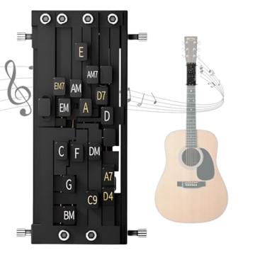 Guitar Chord Presser, 2025 New Guitar Chord Helper for Acoustic Guitars, Guitar Chord Trainer for Be...