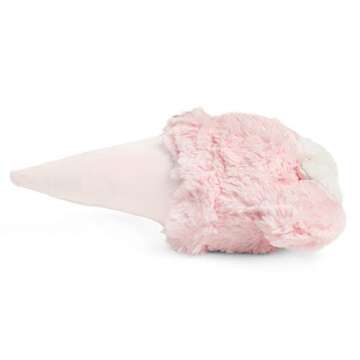 Disney by Best Friends by Sheri Pink Minnie Shag Fur Ice Cream Cone Plush Chew Toy with Squeakers and Crinkle Paper: 11.5"x8"x4"