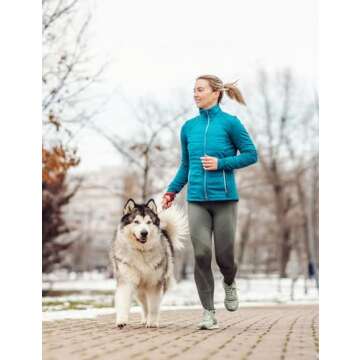 BALEAF Women's Waterproof Leggings Fleece Lined Thermal Warm Winter Yoga Water Resistant Pants with Pockets Oli Green XS