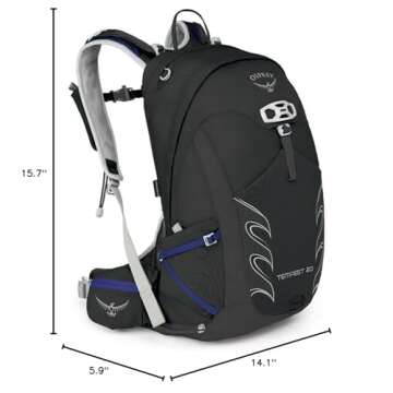 Osprey Packs Tempest 20 Women's Hiking Backpack, Black, Ws/M, Small/Medium