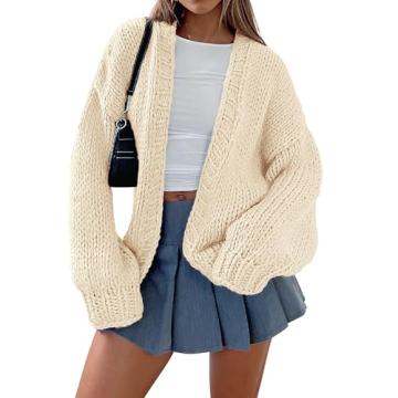 Chic and Cozy PRETTYGARDEN Women's Cardigan Sweater – Trendy Knit for Fall & Spring