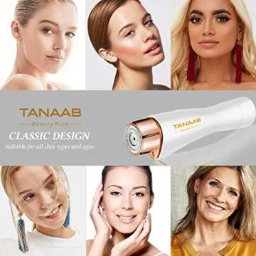 Tanaab Painless Facial Hair Remover with LED Light
