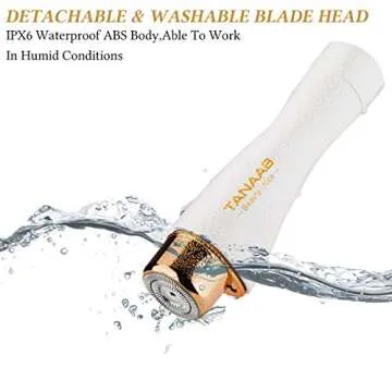 Tanaab Painless Facial Hair Remover with LED Light