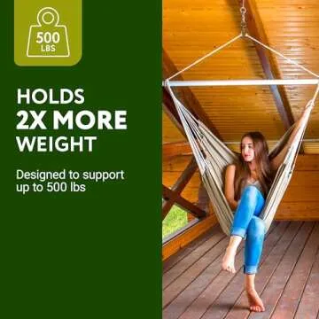 IMPRESA Hanging Chair & Hammock Chair Swivel Snap Hook, 500 LB Weight Capacity, Outdoor & Indoor Hanging Hardware, Iron & Silver Rope - Swivel Hooks