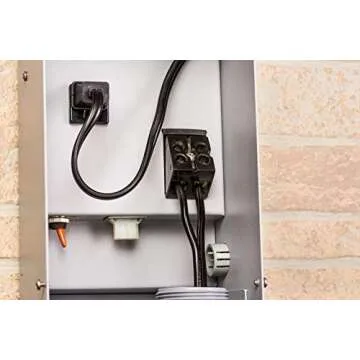 FX Luminaire EX-150-M Watt Stainless Steel Transformer for Low Voltage Landscape Lighting, Grey Matt...