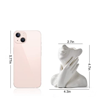 FJS Ceramic Face Vase - Modern Decorative Centerpiece
