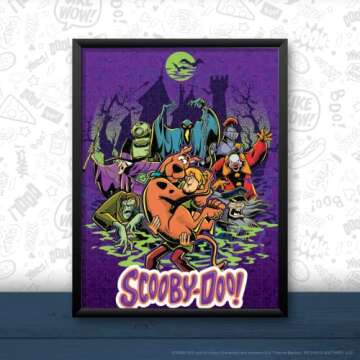 Scooby-Doo “Zoinks!” 1000 Piece Jigsaw Puzzle | Collectible Puzzle Artwork Featuring Scooby, Sha...
