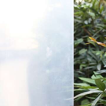 Agfabric 5.5Mil Plastic Covering Clear Polyethylene Greenhouse Film UV Resistant for Grow Tunnel and...