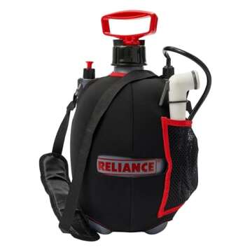 Reliance Products Flow Pro Pressurized Portable Showever, 2 Gallon, Black