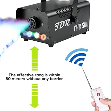 Fog Machine JDR 500W with LED & Remote Control
