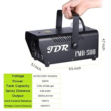Fog Machine JDR 500W with LED & Remote Control