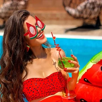 Xuhal Watermelon Party Sunglasses 12 Pcs Fun Accessories