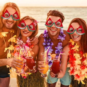 Xuhal Watermelon Party Sunglasses 12 Pcs Fun Accessories