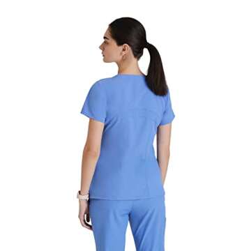 BARCO One 5106 Ciel Blue Scrub Top for Professionals - Eco-Friendly & Functional