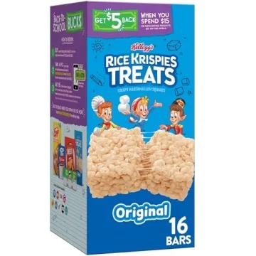 Rice Krispies Treats Marshmallow Squares - 16 Original Snack Bars