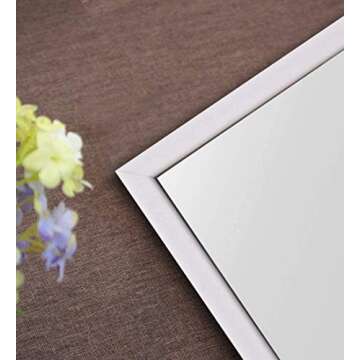 Hans & Alice Large Full Length Floor Mirror, Free Standing Dressing Mirror Bedroom 65" x24