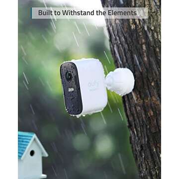 eufy security, eufyCam 2C Pro 4-Cam Kit, Wireless Home Security System with 2K Resolution, 180-Day Battery Life, HomeKit Compatibility, IP67, Night Vision, and No Monthly Fee.
