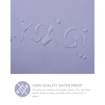 Stylish Non-Slip Leather Desk Mat for Home or Office