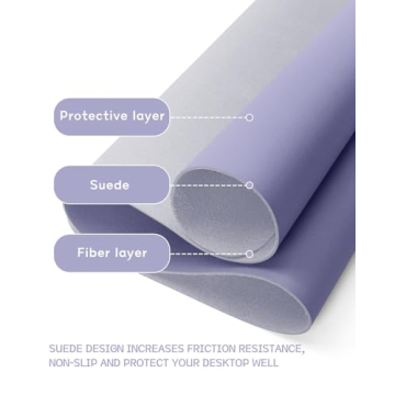 Stylish Non-Slip Leather Desk Mat for Home or Office