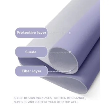 Stylish Non-Slip Leather Desk Mat for Home or Office