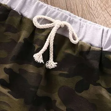 Toddler Infant Baby Boy Girls Clothes Hoodie Fall Winter Sweatsuit Pants Gender Neutral Long Sleeve Outfit Set (18-24 Months, Camo)