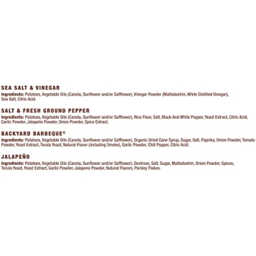 Kettle Brand Potato Chips Variety Pack 30 Ct Snack Bags