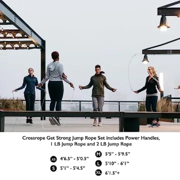 Crossrope Get Strong Set - Weighted Jump Rope System