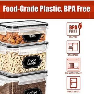 PRAKI 30 Pack Airtight Food Storage Containers Set