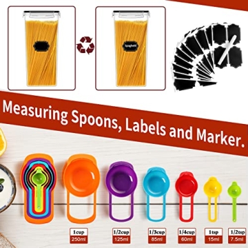 PRAKI 30 Pack Airtight Food Storage Containers Set