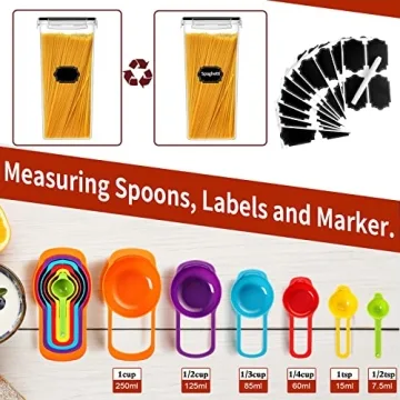 PRAKI 30 Pack Airtight Food Storage Containers Set