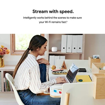 Google Nest Bluetooth WiFi Router 4x4 AC2200 Mesh Renewed