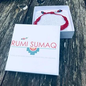 Handmade Adjustable Red String Bracelet - Rumi Sumaq