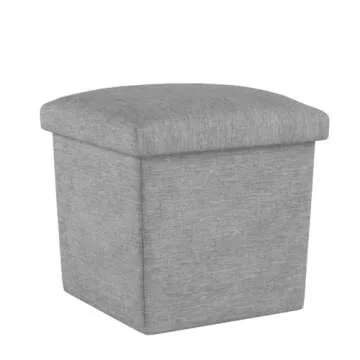 Cosaving Storage Ottoman - Foldable & Memory Foam Comfort