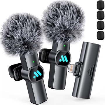 Leettus Lavalier Wireless Mic for iPhone & iPad