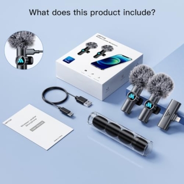 Leettus Lavalier Wireless Mic for iPhone & iPad
