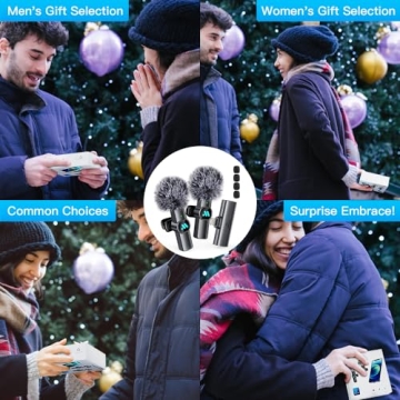 Leettus Lavalier Wireless Mic for iPhone & iPad