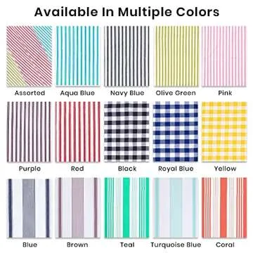 Candy Cottons Stripe Kitchen Towels Decor Hanging Loop Tea Dish Towels Boho Stripe Absorbent Festive Gift Set of 6 Pantry Kitchen Reversible 18x28 in Dish Towels|Spring Vintage Farmhouse Style| Black