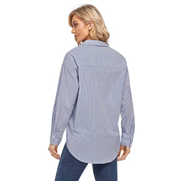 JLCNCUE Women's Long Sleeve Flannel Shirt for Everyday Style