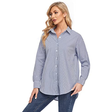 JLCNCUE Women's Long Sleeve Flannel Shirt for Everyday Style