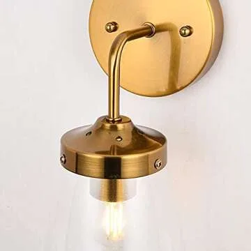 Stylish Popity Home Gold Wall Sconce for Every Space