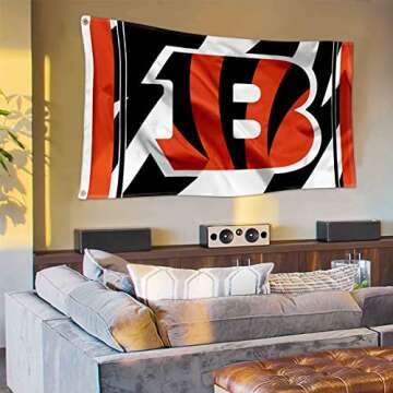 WinCraft Cincinnati Bengals 3x5 Outdoor Flag
