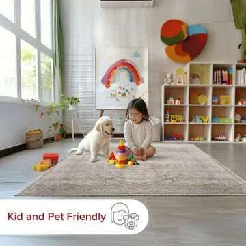 nuLOOM Harriet Vintage Medallion Fringe Area Rug - 2x6 Runner Rug Traditional Neutral/Beige Rugs for Living Room Bedroom Dining Room Entryway Hallway Kitchen