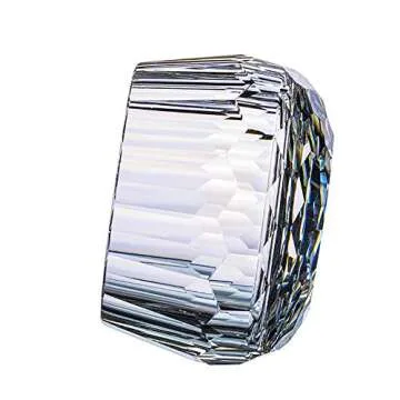 DONOUCLS Crystal Candy Dish Tiny Hand-Cut Small Decorative Bowl H2.4 x W3.2 for Home Decor