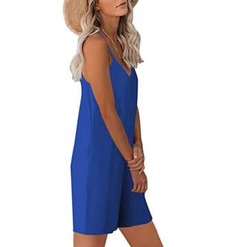 Snugwind Women’s Casual Sleeveless Adjustable Romper