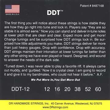 DR Strings DDT Electric Guitar Strings (DDT-12)