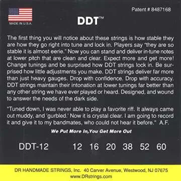 DR Strings DDT Electric Guitar Strings (DDT-12)